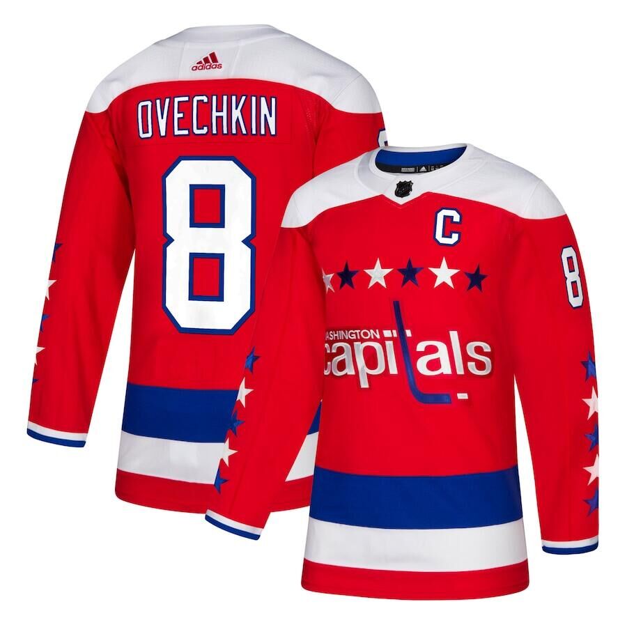 Men Washington Capitals Alexander Ovechkin #8 NHL Jersey