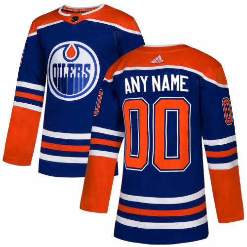 Men Edmonton Oilers Custom NHL Jersey