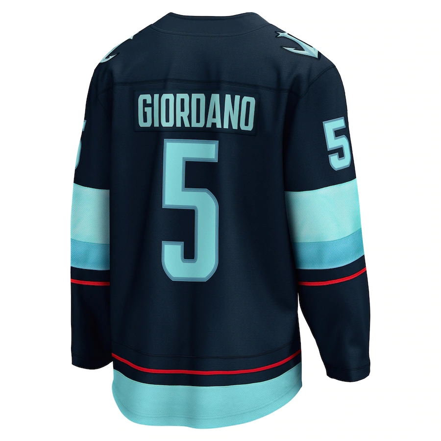 Men Seattle Kraken Mark Giordano #5 NHL Jersey