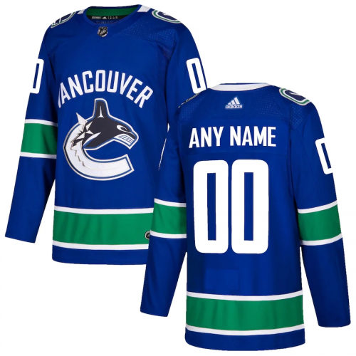 Men Vancouver Canucks Custom NHL Jersey