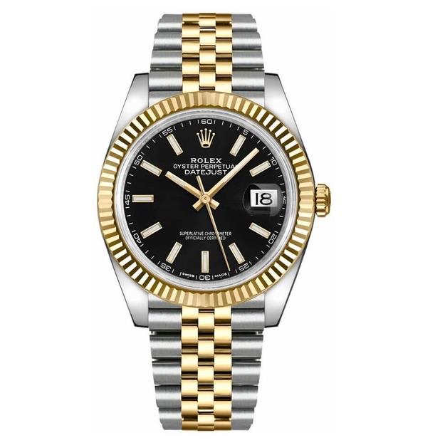 Datejust Black Dial Gold & Steel 41mm