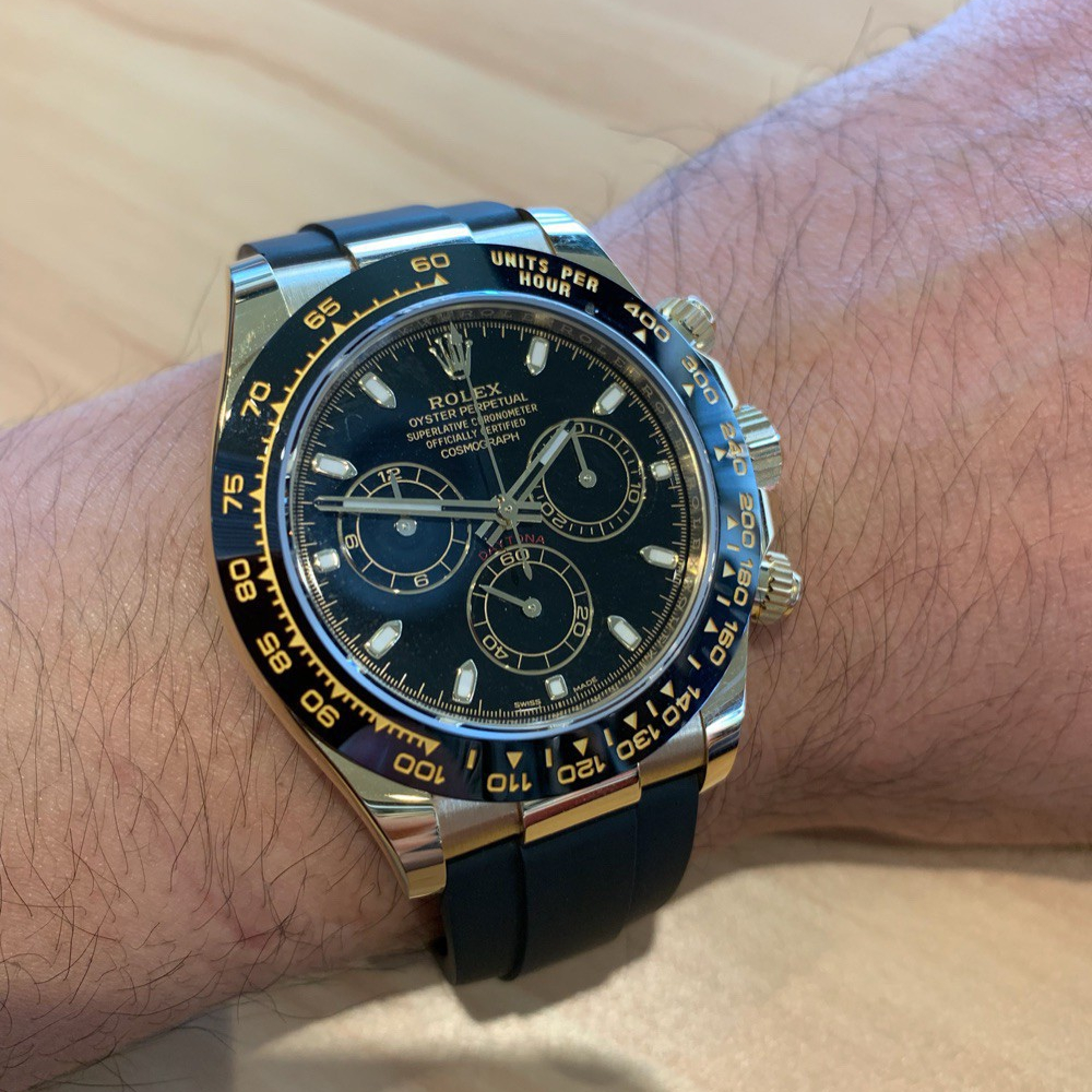 Daytona Black Yellow Gold 40mm
