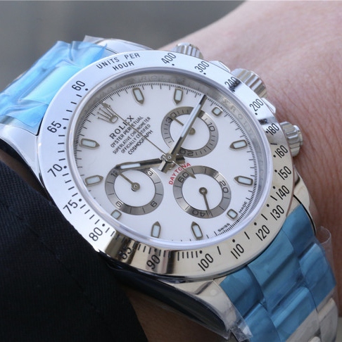 Daytona Steel White Dial 40mm