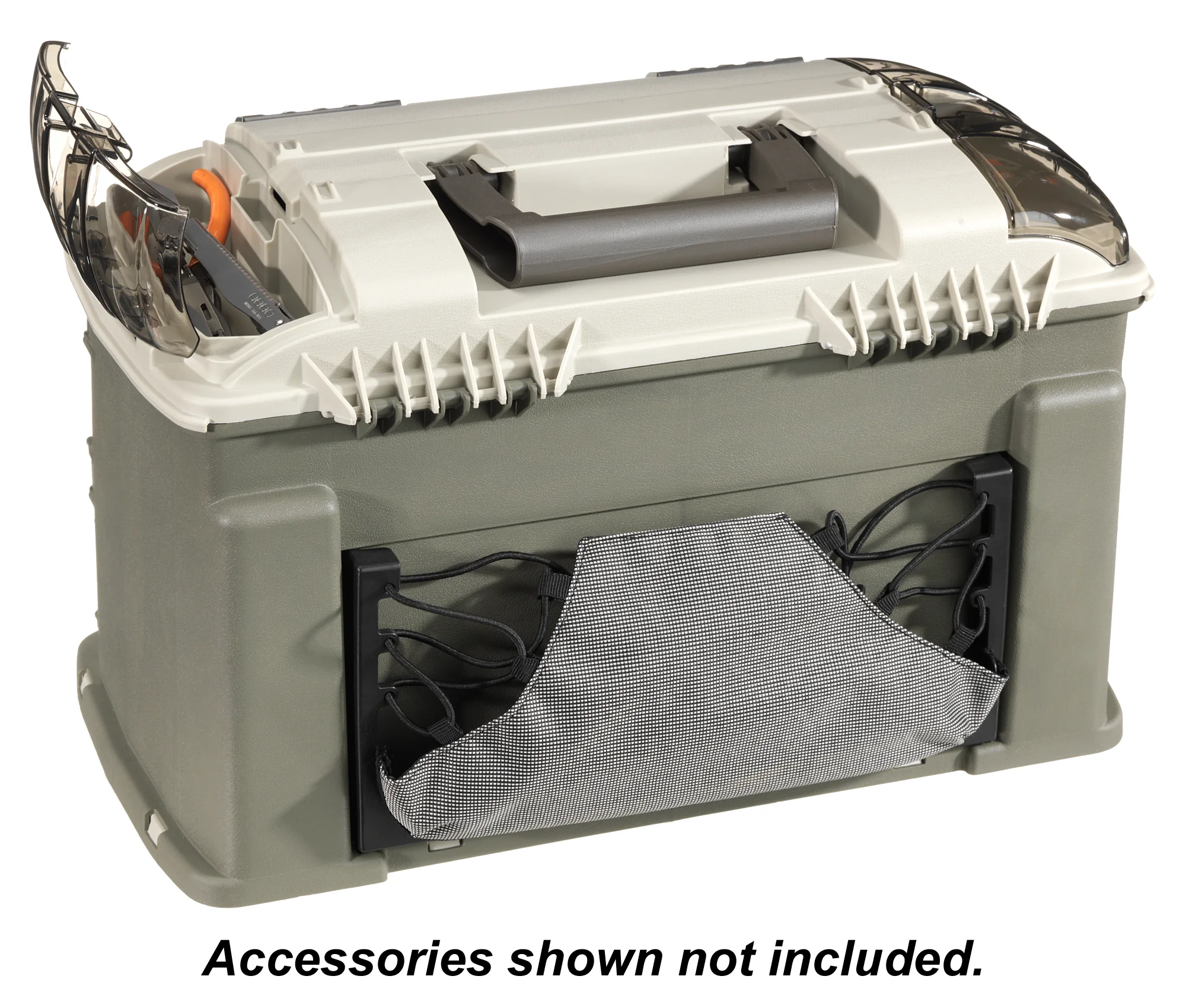 Plano Elite Series Ultimate Angled Tackle System, Graphite & Sandstone