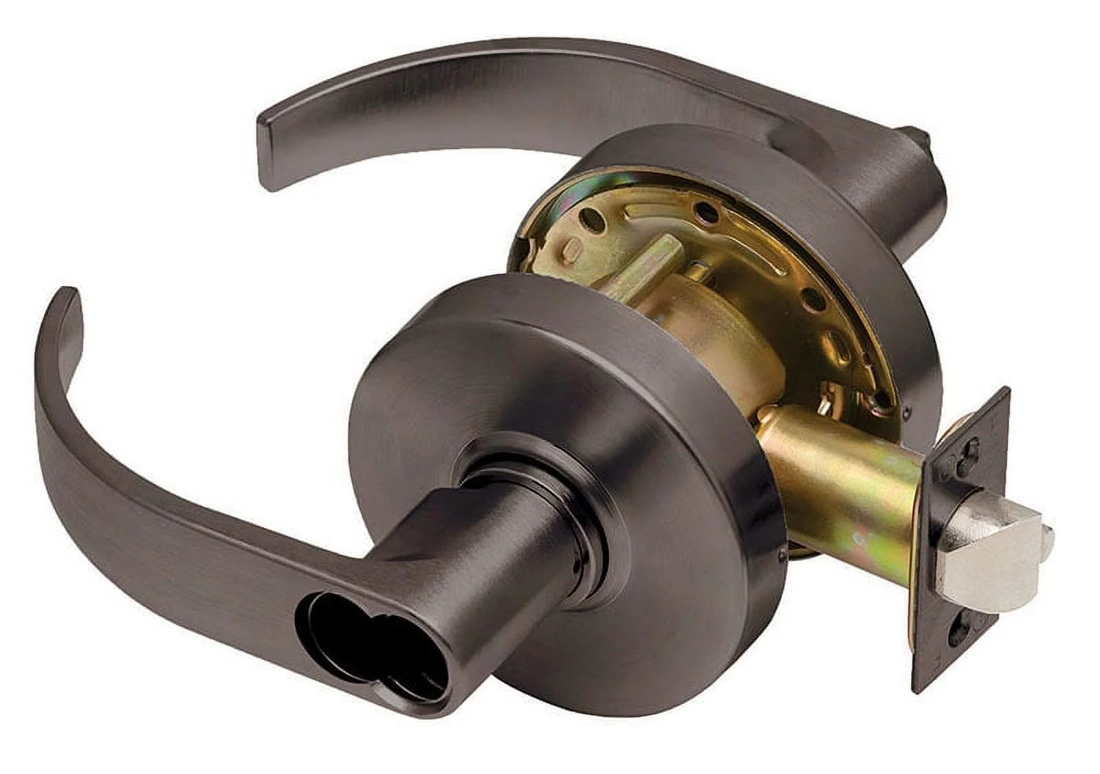 Dexter Commercial C1000-ENTR-C-613-SFIC Cylindrical Lock Dark Oxidized Satin Bronze Oil Rubbed