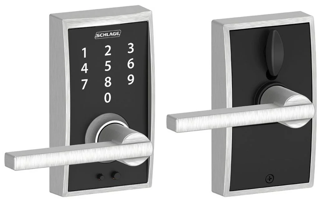 Schlage Fe695-Cen-Lat Century Touch Entry Leverset - Chrome