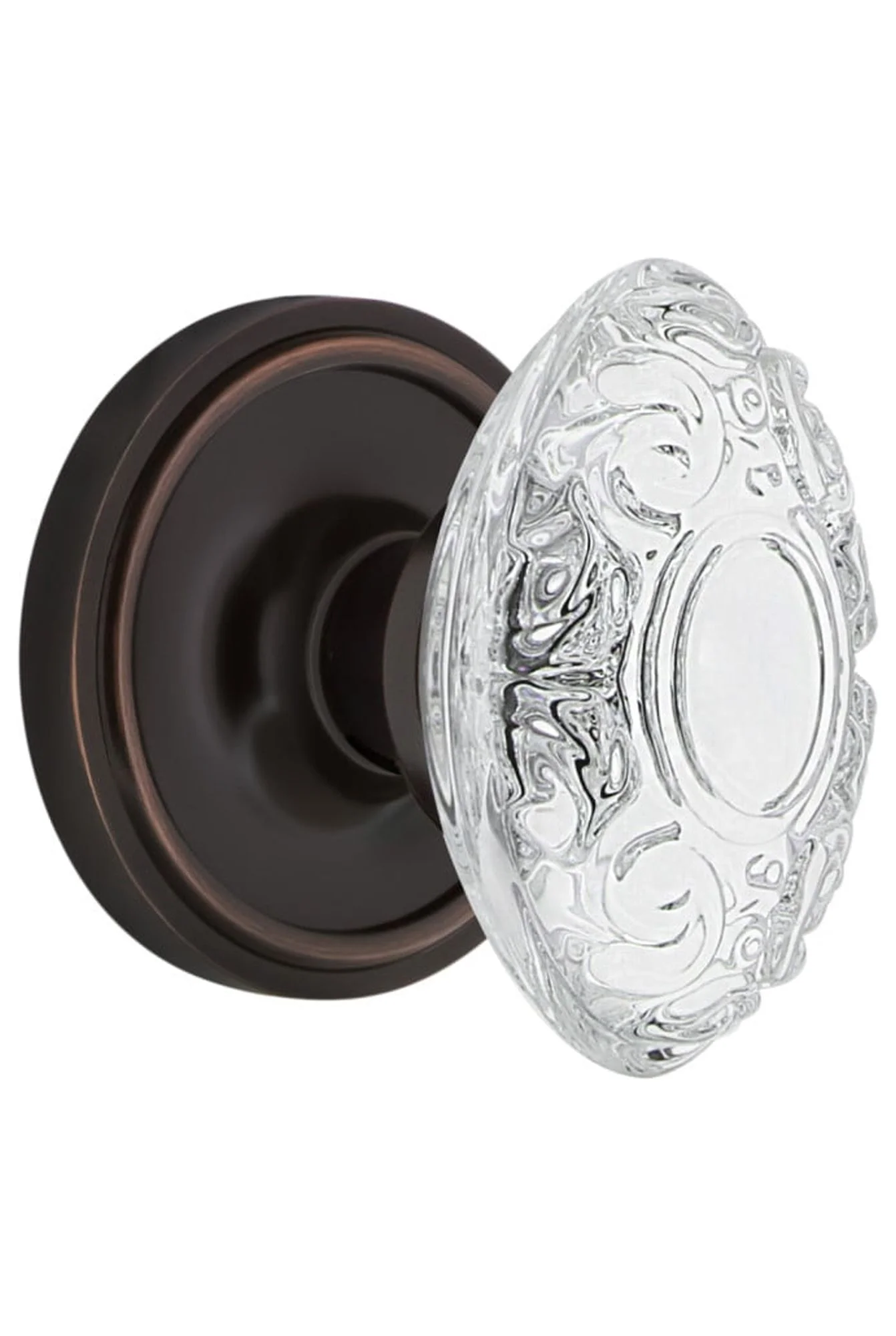 Nostalgic Warehouse Victorian Interior Mortise Door Knob with Rosette