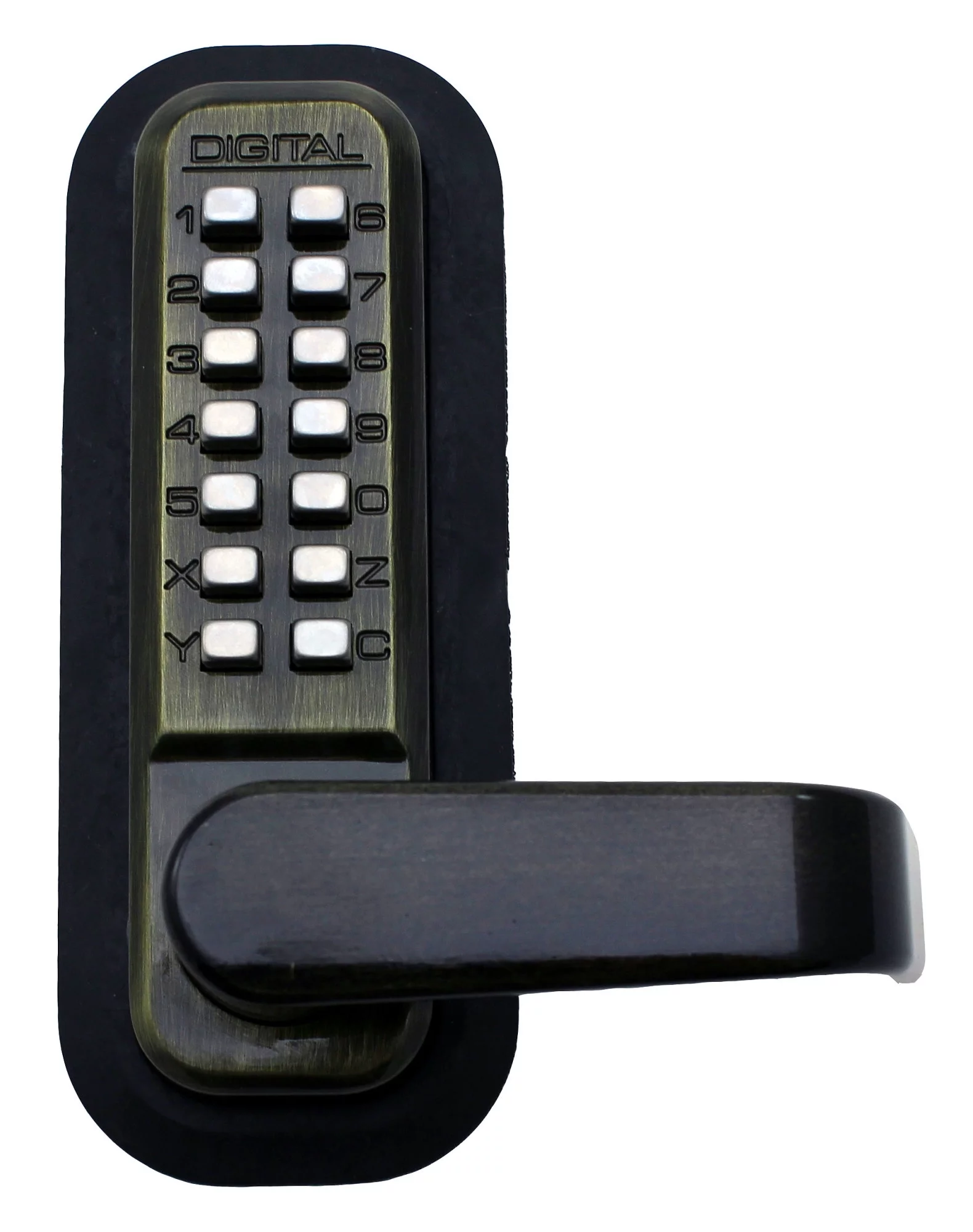 Lockey 2835-SC-DC Mechanical Keyless Lock With Passage Function Double Sided Combination - Satin Chrome