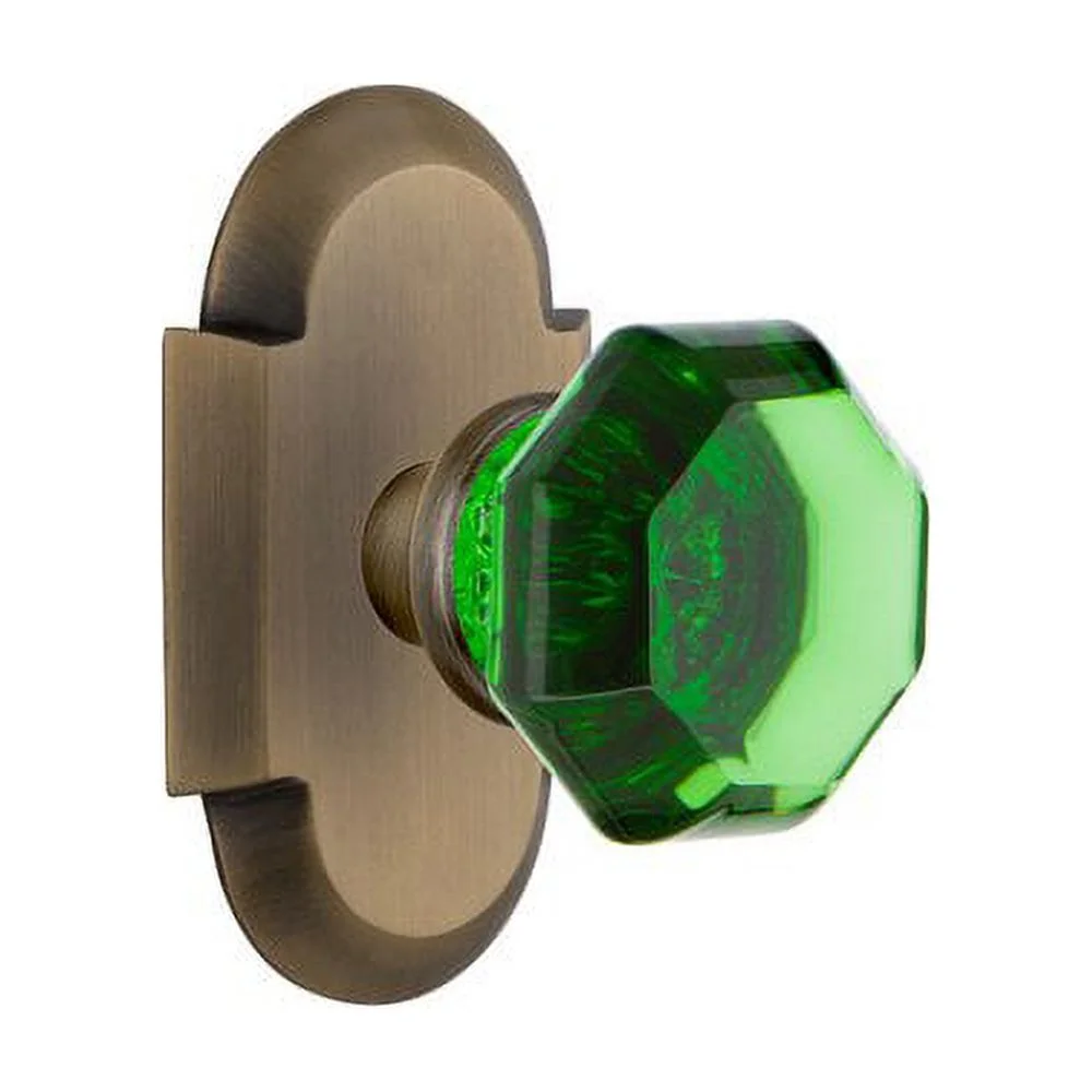 Nostalgic Warehouse Cotwae_Dd_Nk Cottage Solid Brass Rose Dummy Door Knob Set - Chrome