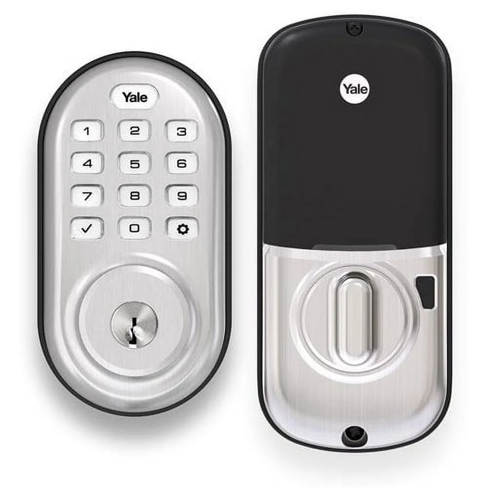 Yale YRD216ZW20BP Assure Lock Push Button Deadbolt with Z-Wave Oil Rubbed Bronze Finish