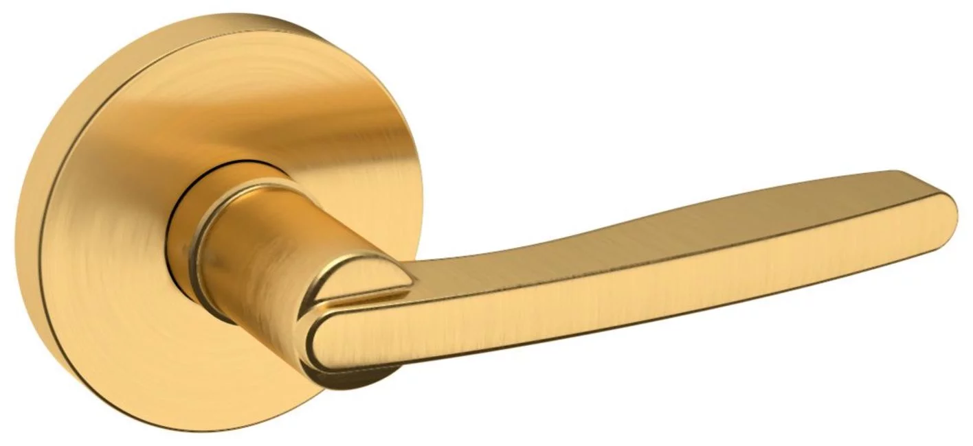 Baldwin 5164.Pass 5164 Passage Door Lever Set - Brass