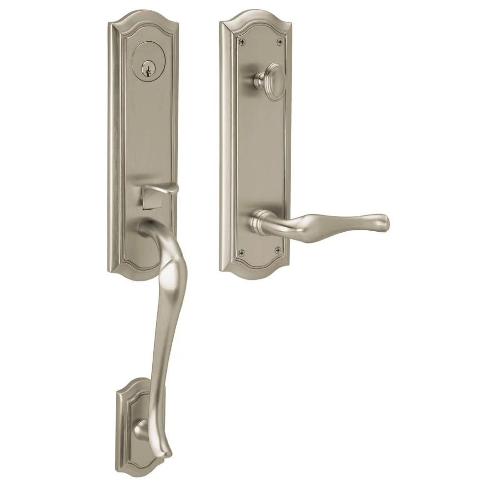Baldwin 85337.Lfd Left Handed Bethpage Escutcheon Dummy Set Handleset - Nickel