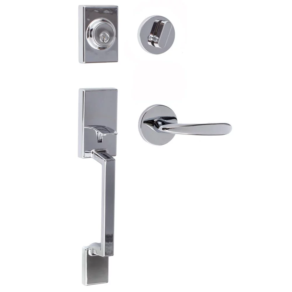 Sure-Loc Hardware Stockholm Single Cylinder Entrance Handleset