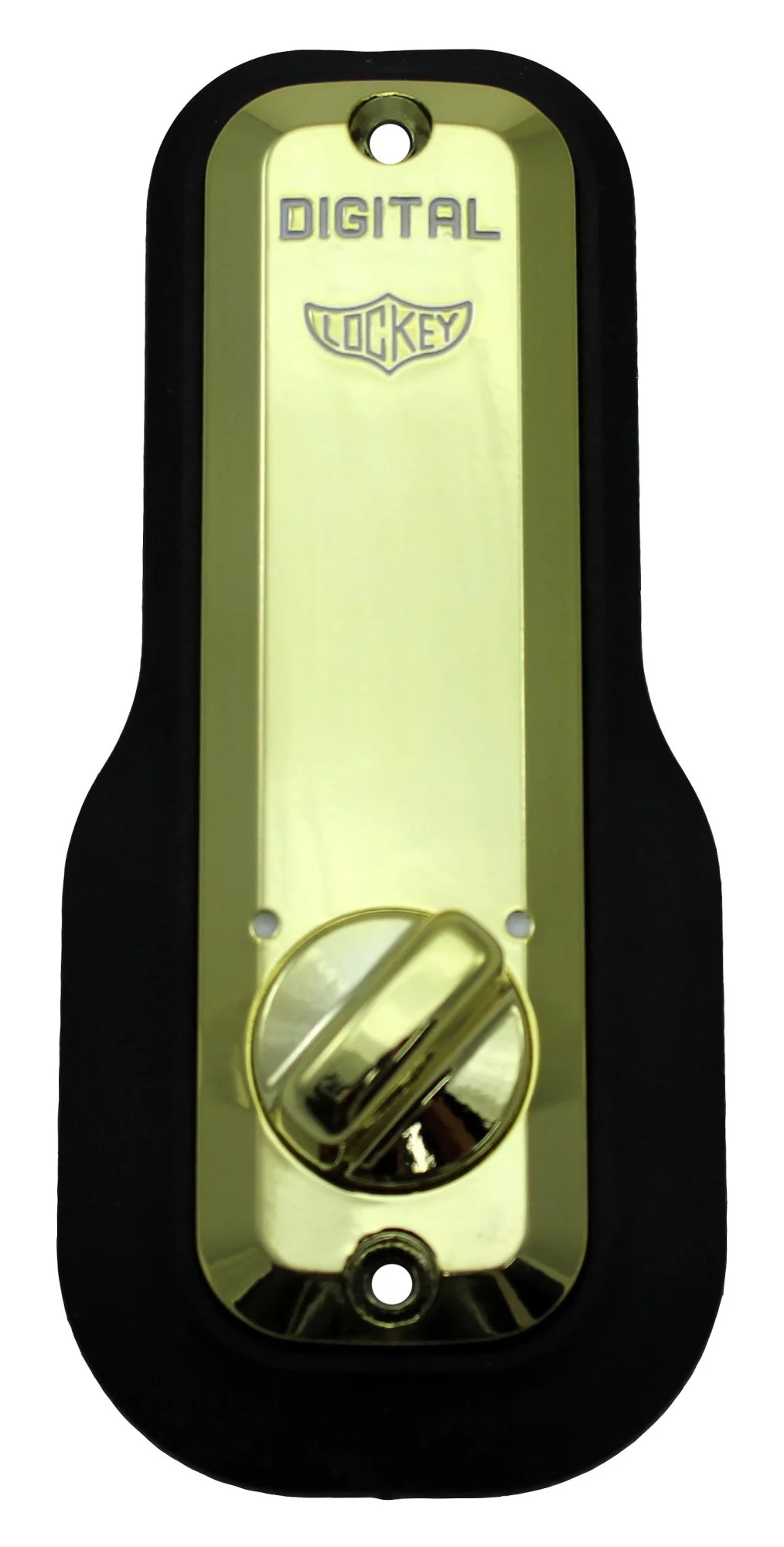 Lockey M-210-BC-EZ Mechanical Keyless Deadbolt Ez Mount Plate Lock - Bright Chrome