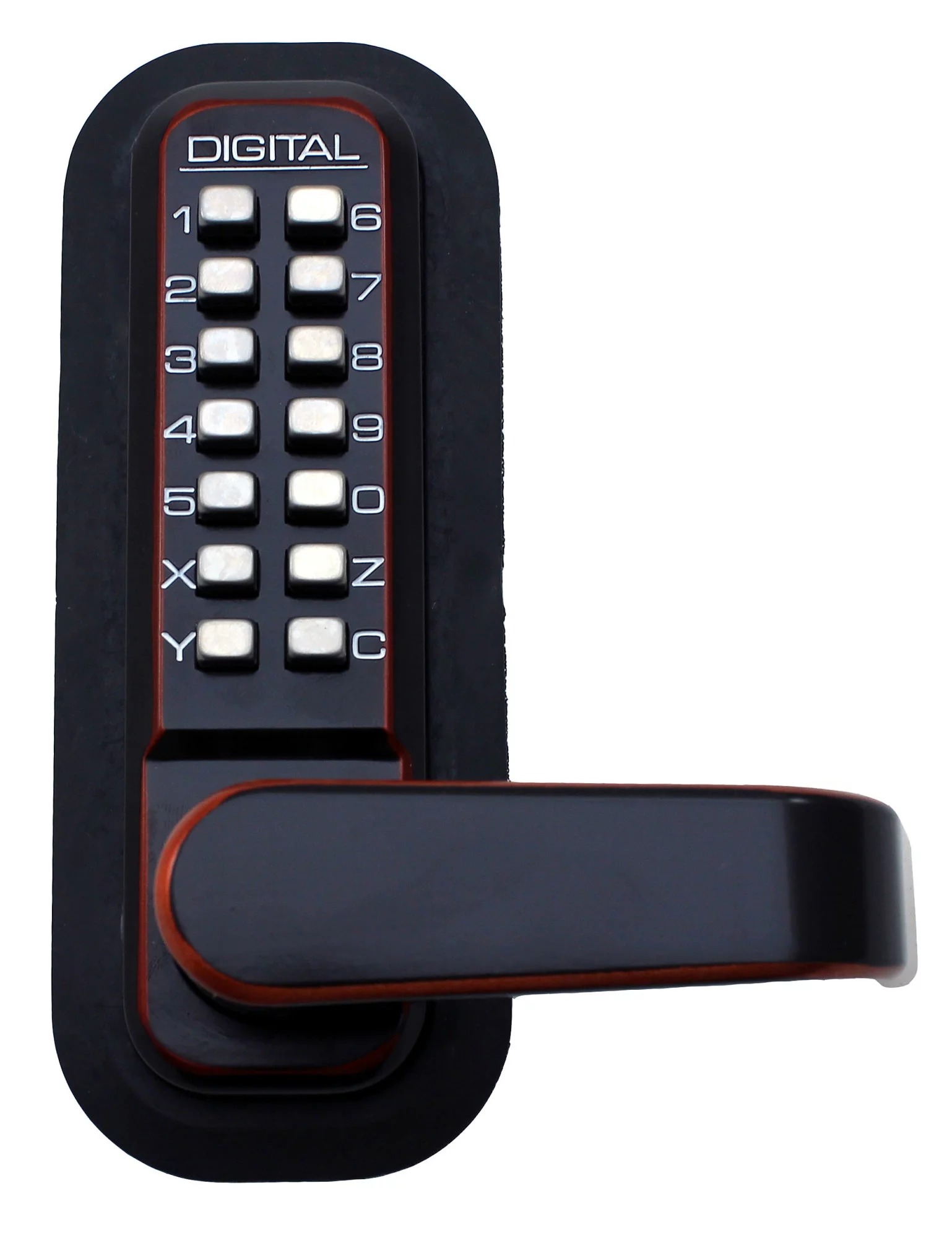 Lockey 2835-SC-DC Mechanical Keyless Lock With Passage Function Double Sided Combination - Satin Chrome