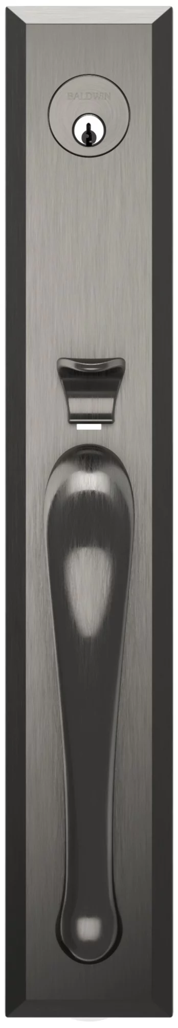 Baldwin 6403.Entr Cody Style Full Escutcheon Single Cylinder Handleset - Black