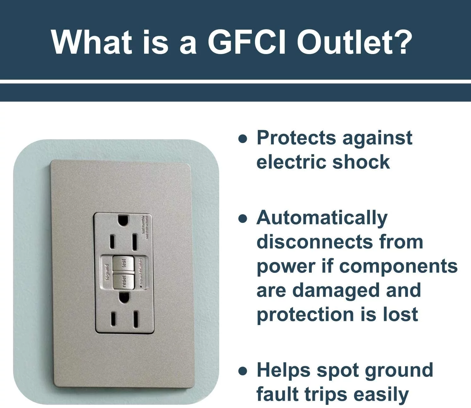 Legrand - Pass & Seymour Radiant Self-Test GFCI Outlet, White GFCI Outlet, GFCI Outlet 20 Amp, Tamper-Resistant GFCI Outlet, 2097TRWCCD12, 1 Count