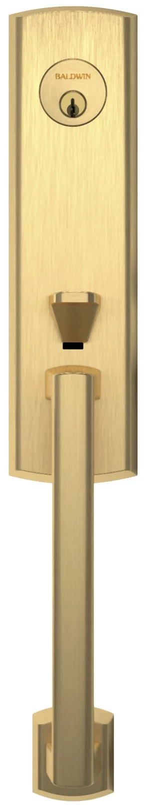 Baldwin 85387190LENT Evolved Soho Escutcheon Handleset - Satin Black