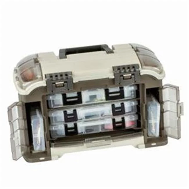 Plano Elite Series Ultimate Angled Tackle System, Graphite & Sandstone