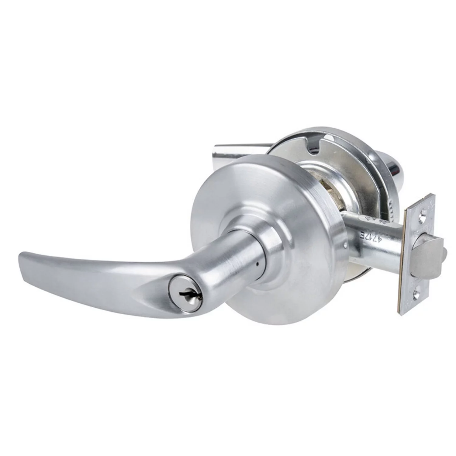 Schlage ND70PD ATH 626 Grade 1 Classroom Lock Athens Lever Standard Cylinder Satin Chrome Finish Non-Handed