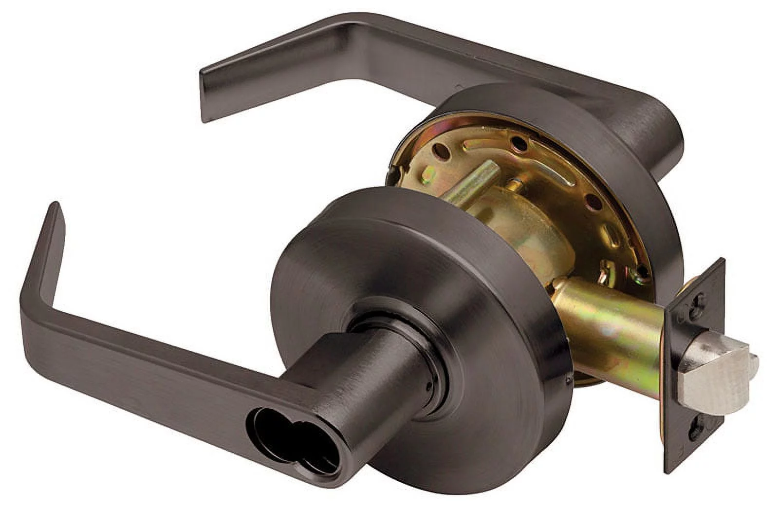 Dexter Commercial C1000-STRM-R-613-SFIC Cylindrical Lock Dark Oxidized Satin Bronze Oil Rubbed