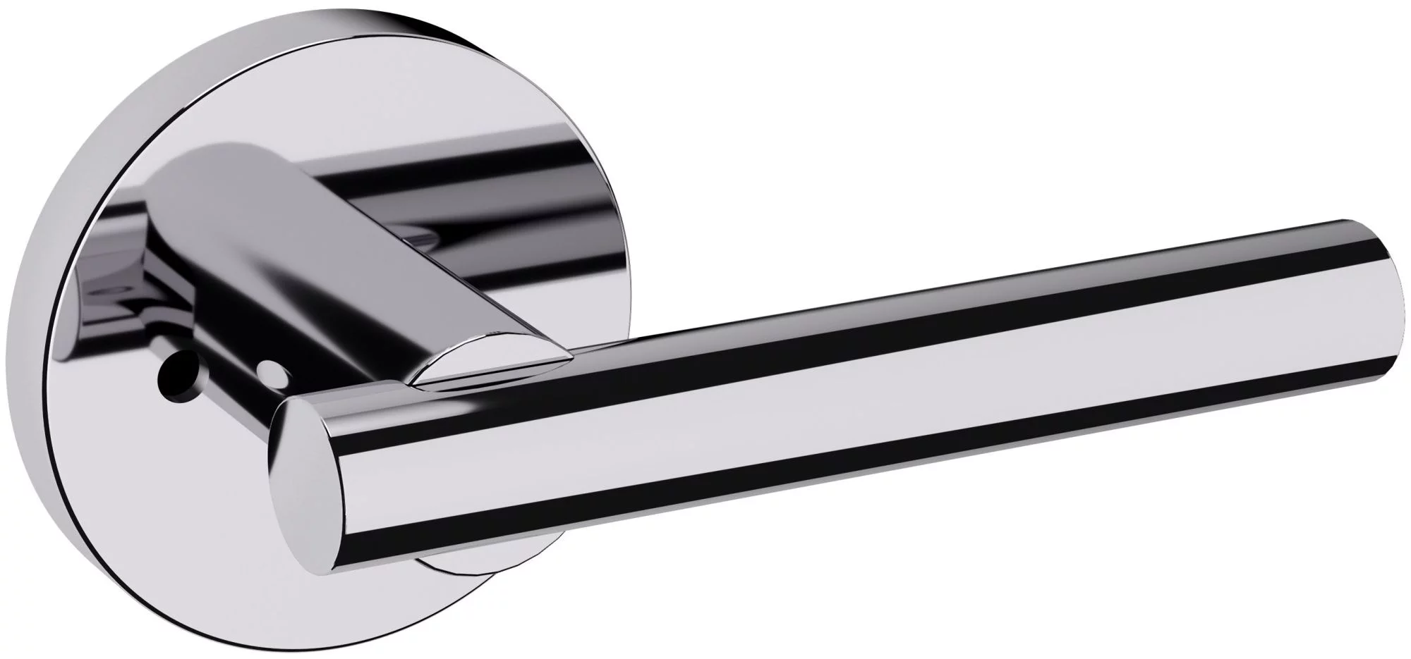 Baldwin Estate 5137260PRIV 5137 Lever with 5046 Rose - Privacy Set, Polished Chrome