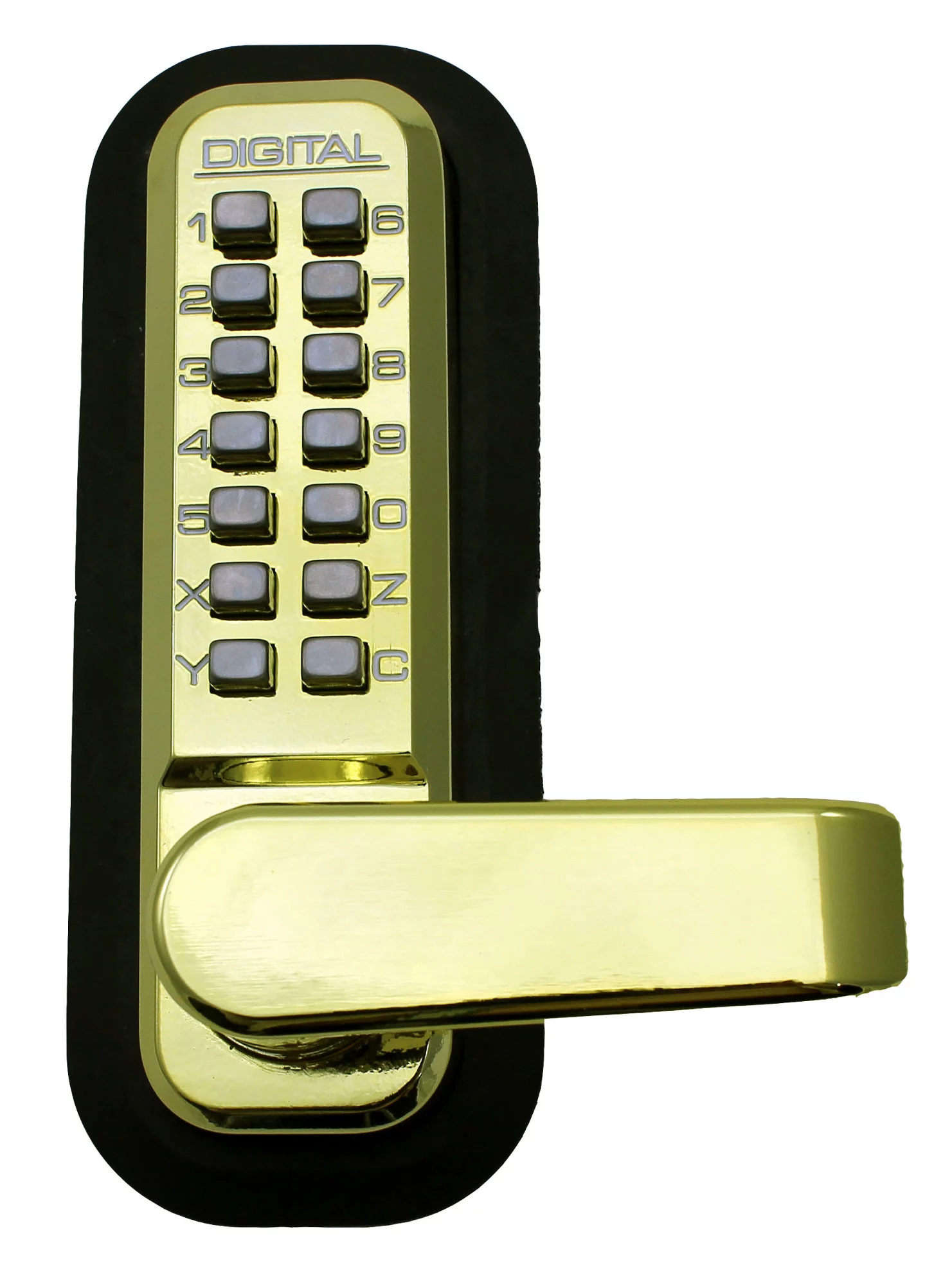 Lockey 2835-SC-DC Mechanical Keyless Lock With Passage Function Double Sided Combination - Satin Chrome