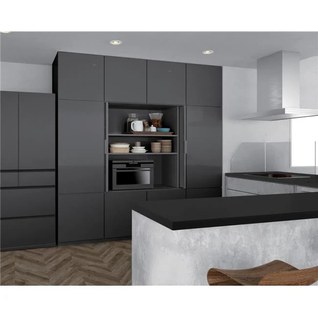 Sugatsune SUALT ST15 D10M 19 19 in. Overlay Pocket Door System - Soft-Close - Nickel