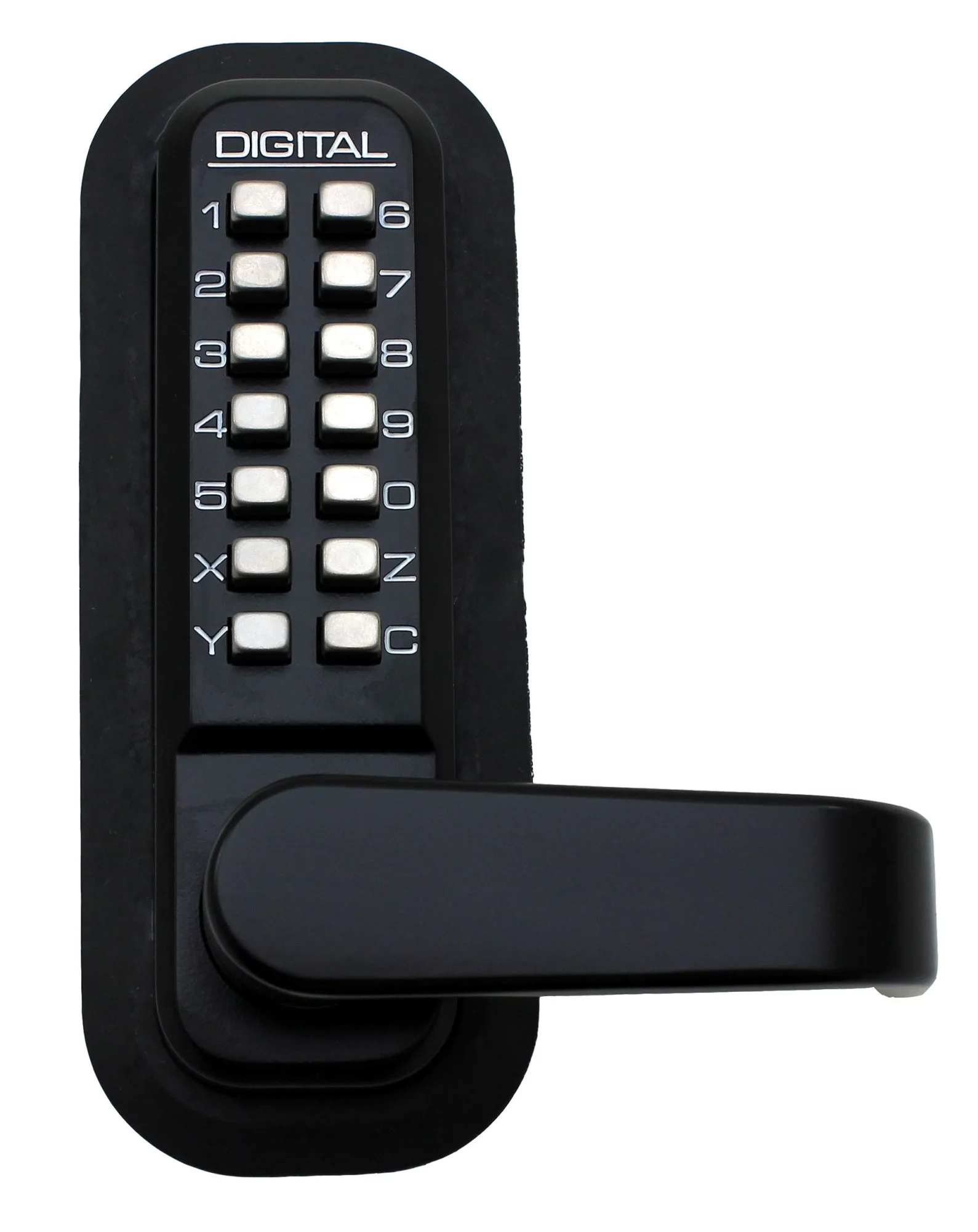 Lockey 2835-SC-DC Mechanical Keyless Lock With Passage Function Double Sided Combination - Satin Chrome