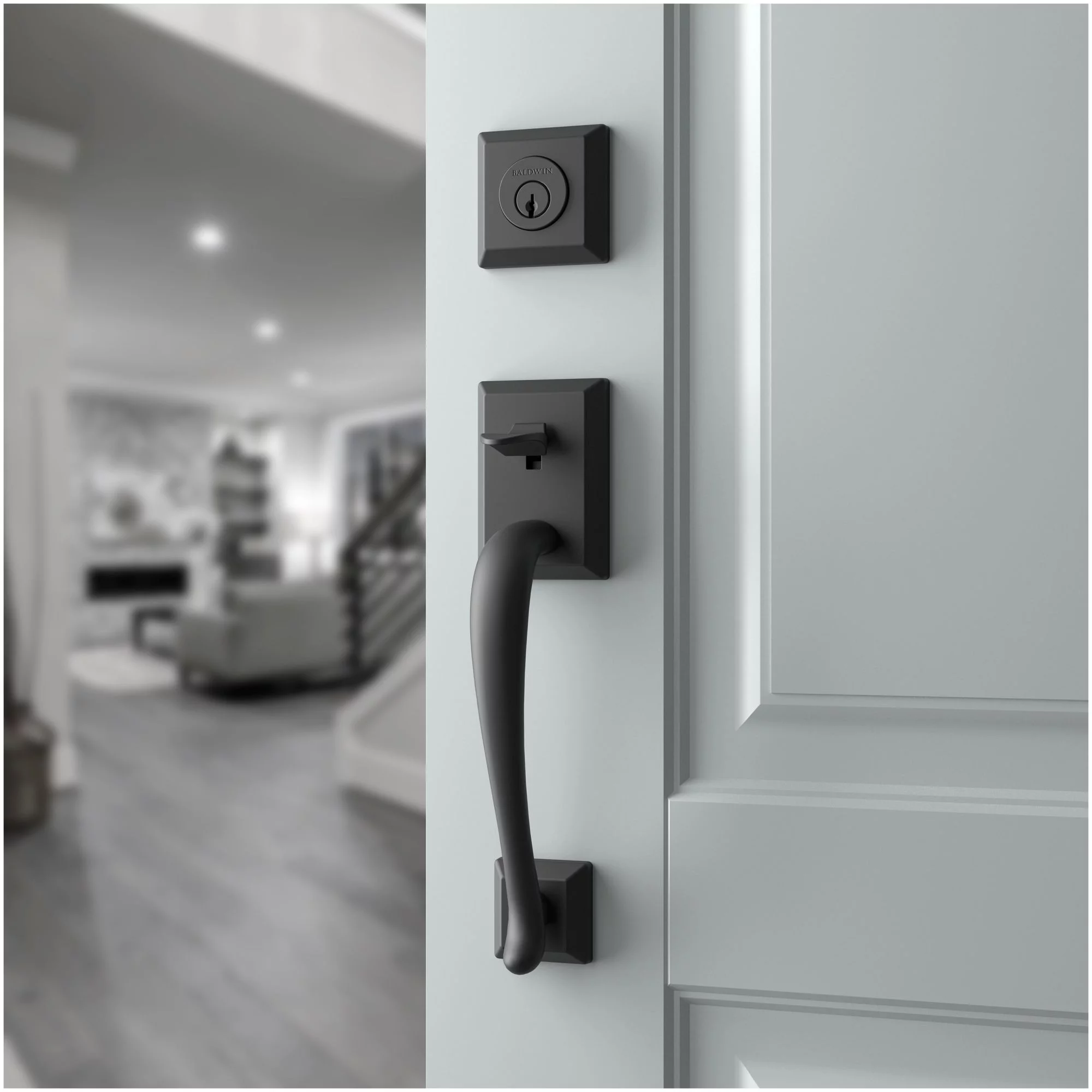 Baldwin Sc.Napxrou.Tsr Napa Standard C Keyway Single Cylinder Keyed Entry Handleset -