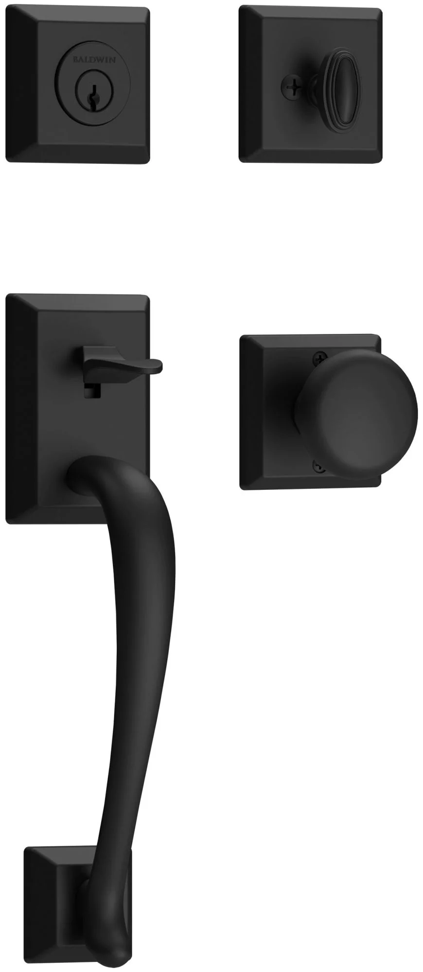 Baldwin Sc.Napxrou.Tsr Napa Standard C Keyway Single Cylinder Keyed Entry Handleset -