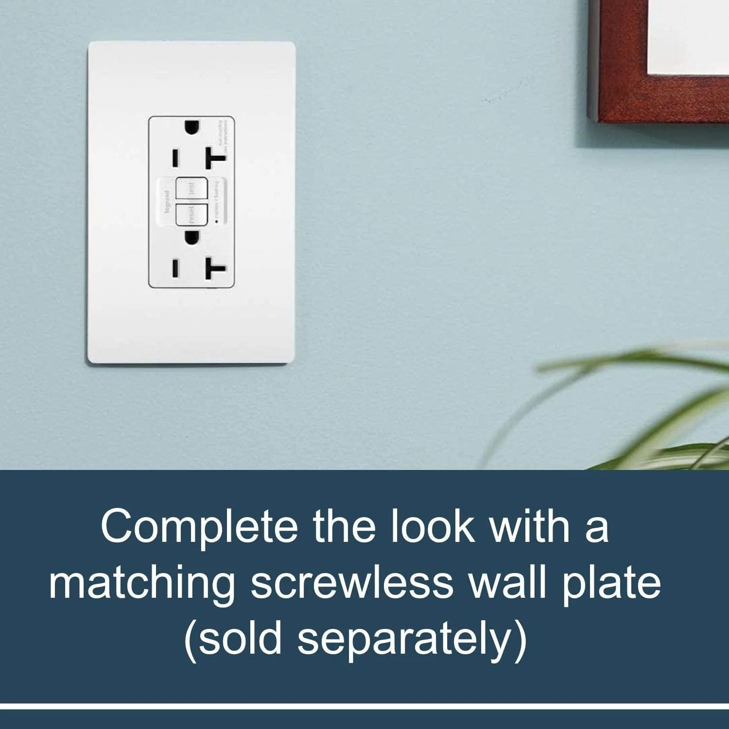Legrand - Pass & Seymour Radiant Self-Test GFCI Outlet, White GFCI Outlet, GFCI Outlet 20 Amp, Tamper-Resistant GFCI Outlet, 2097TRWCCD12, 1 Count