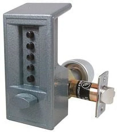 Kaba Access Primary Res Pushbutton Entry Lock 2 3/4 Bs Silvertone