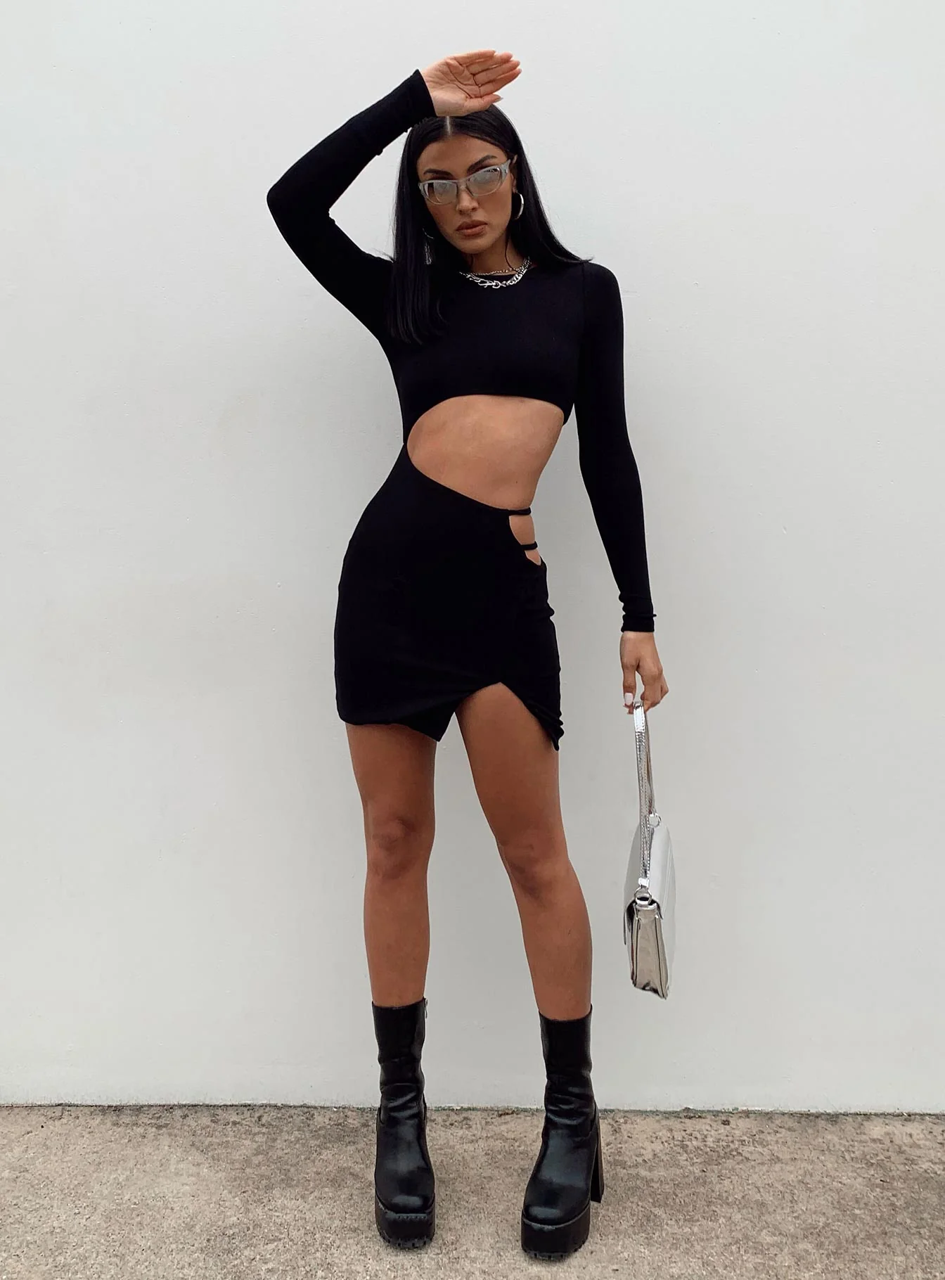 Thalia Mini Dress Black