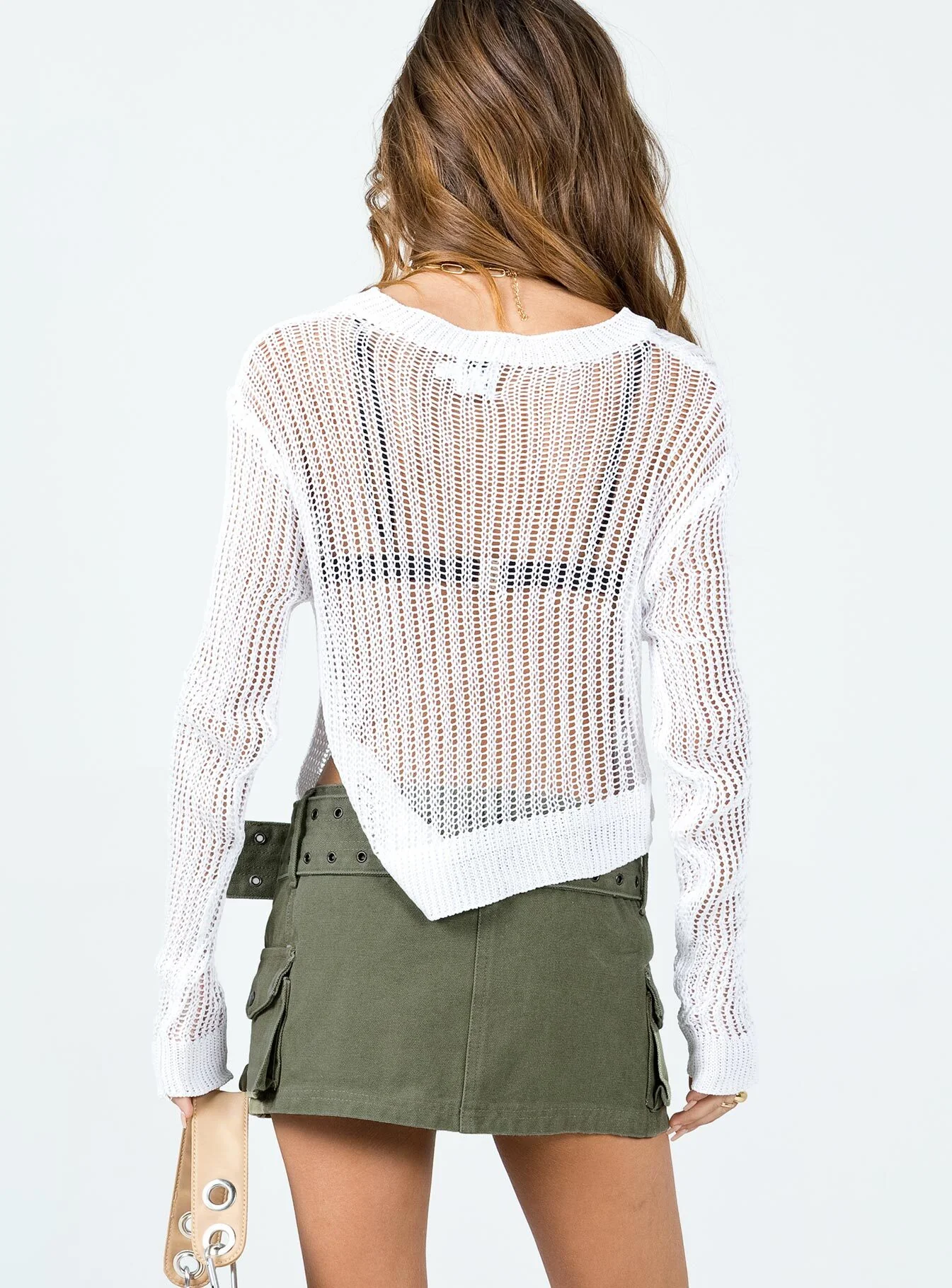 Iconic Cargo Mini Skirt Khaki