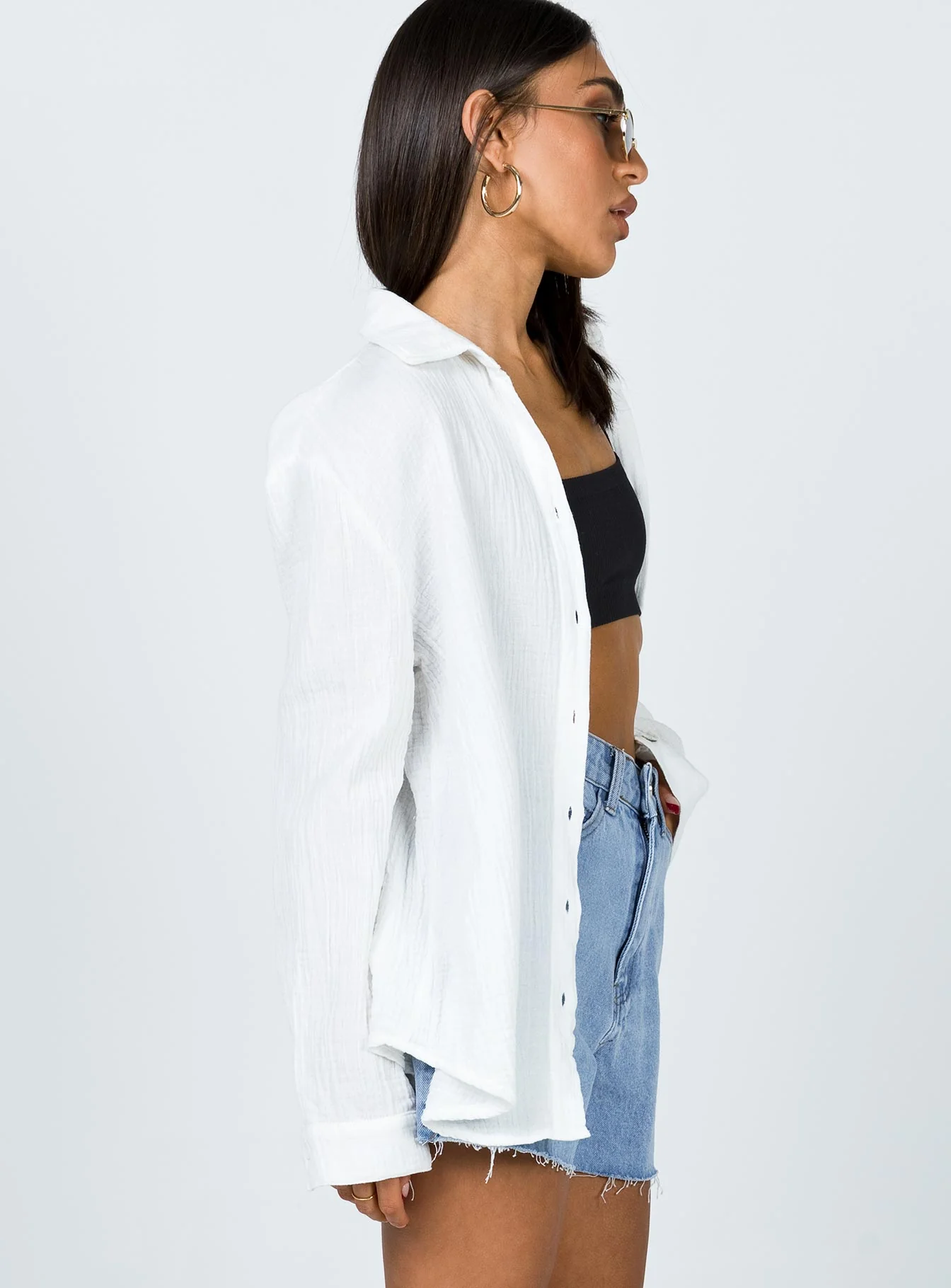 Mahalia Shirt White