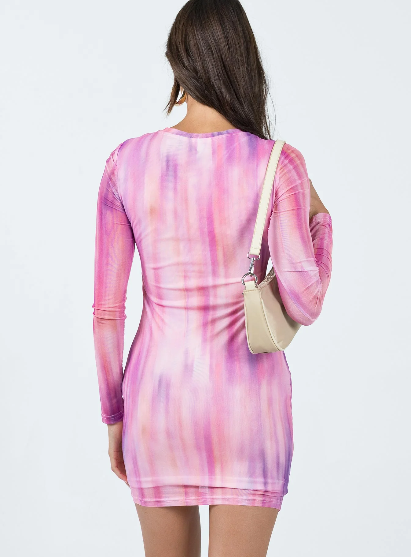 Barclay Long Sleeve Mini Dress Pink