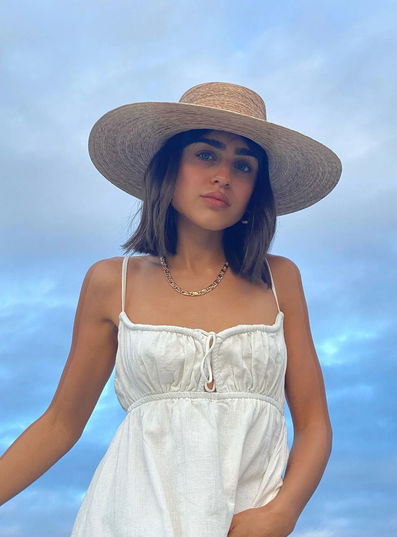 Empress Of Love Mini Dress White