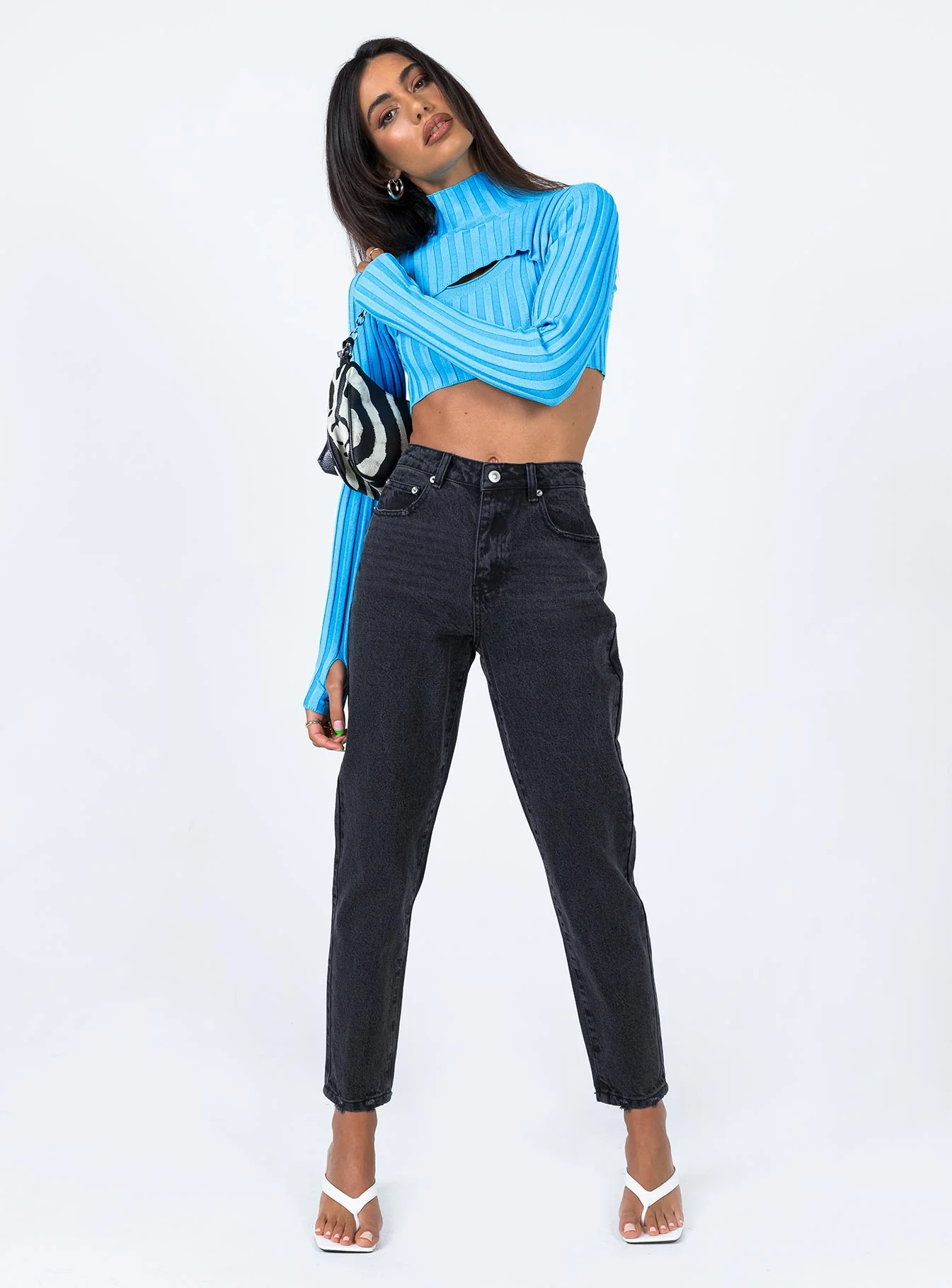 Zaiden Straight Leg Jeans Black Denim