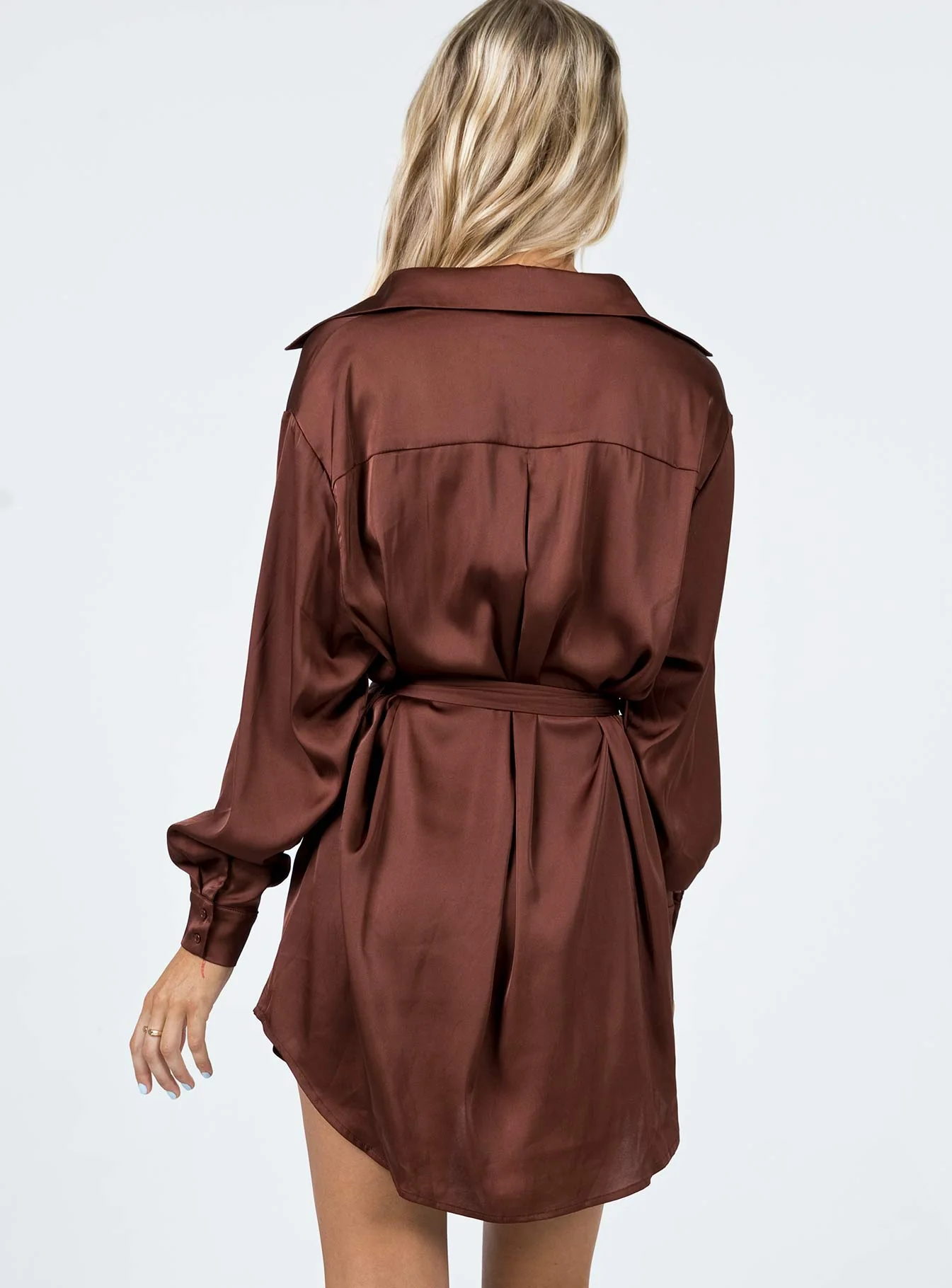 Leighton Mini Dress Brown