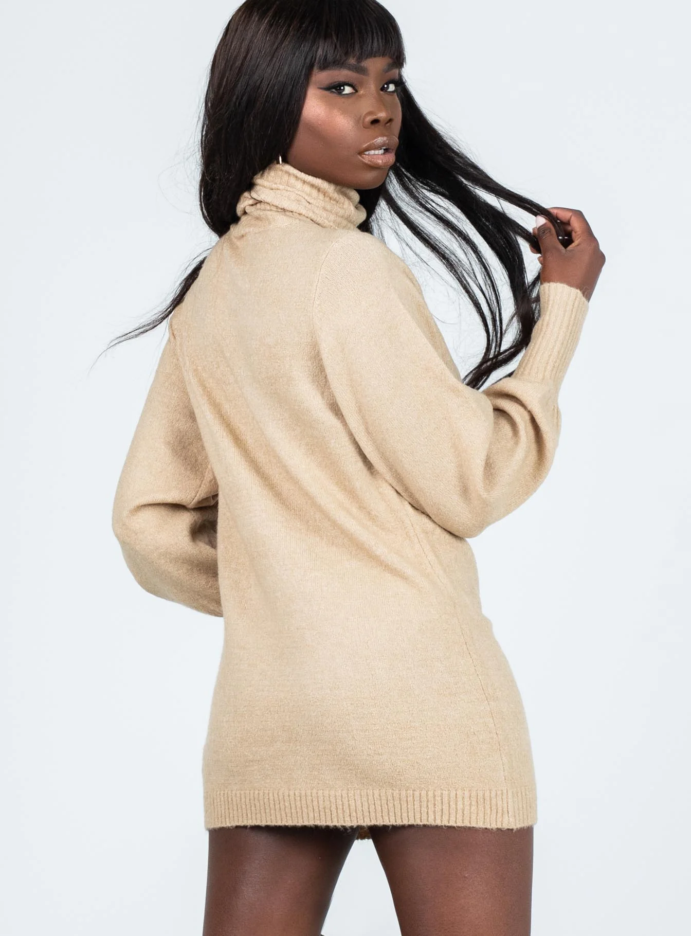 Zahara Mini Dress Beige