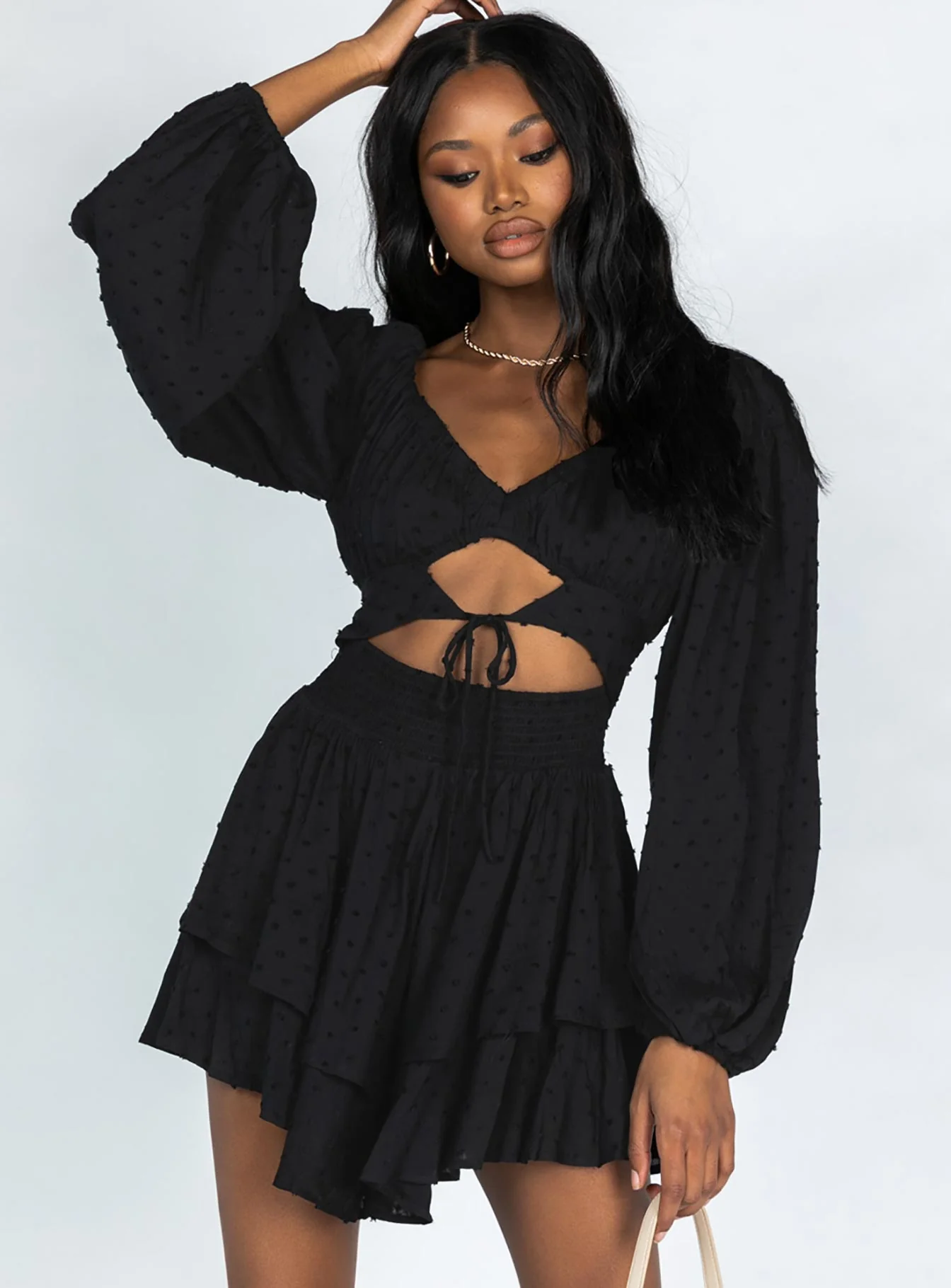 Needed Me Romper Black