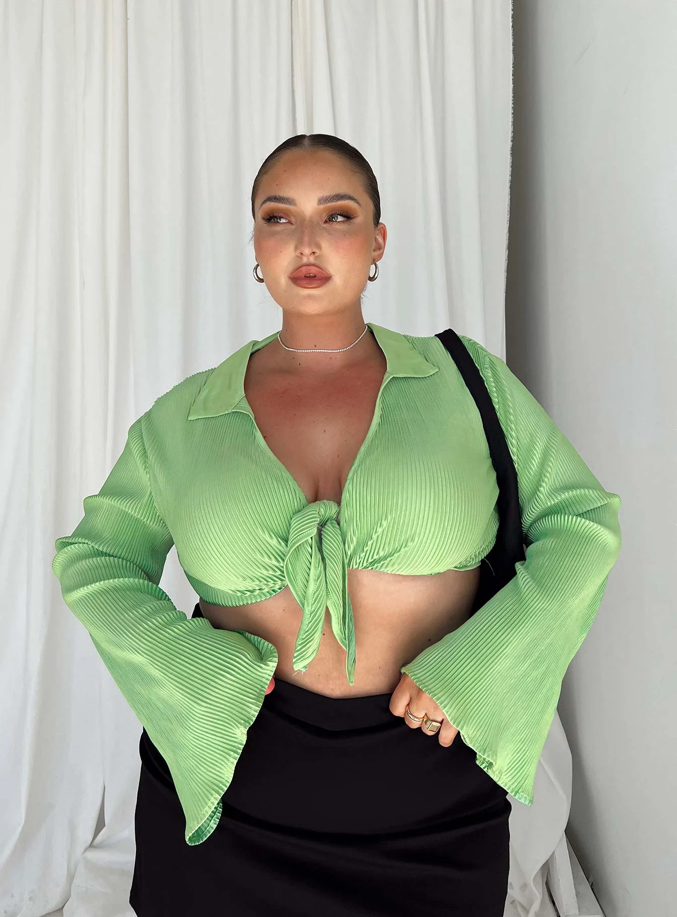Venga Long Sleeve Top Green Curve