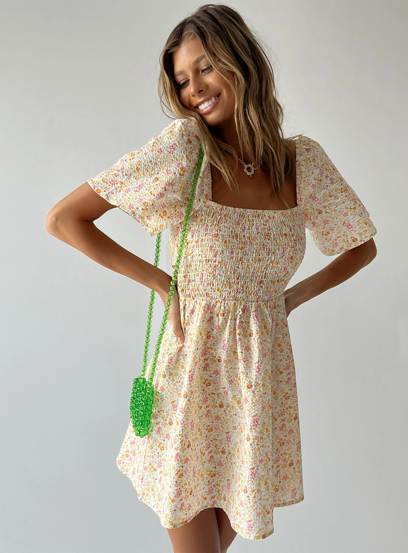 Summer Nights Mini Dress Floral