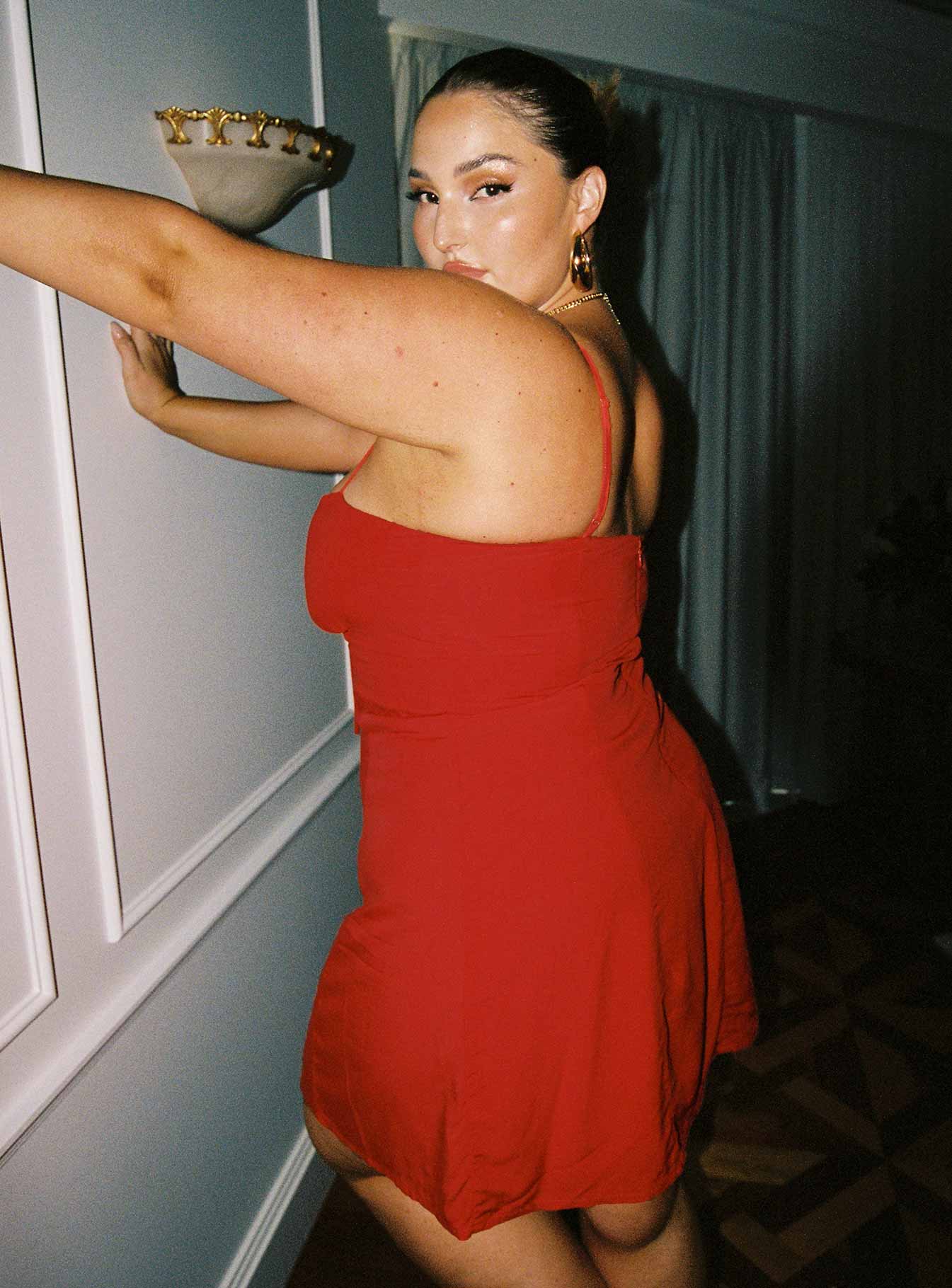 Dare Devil Mini Dress Red Curve