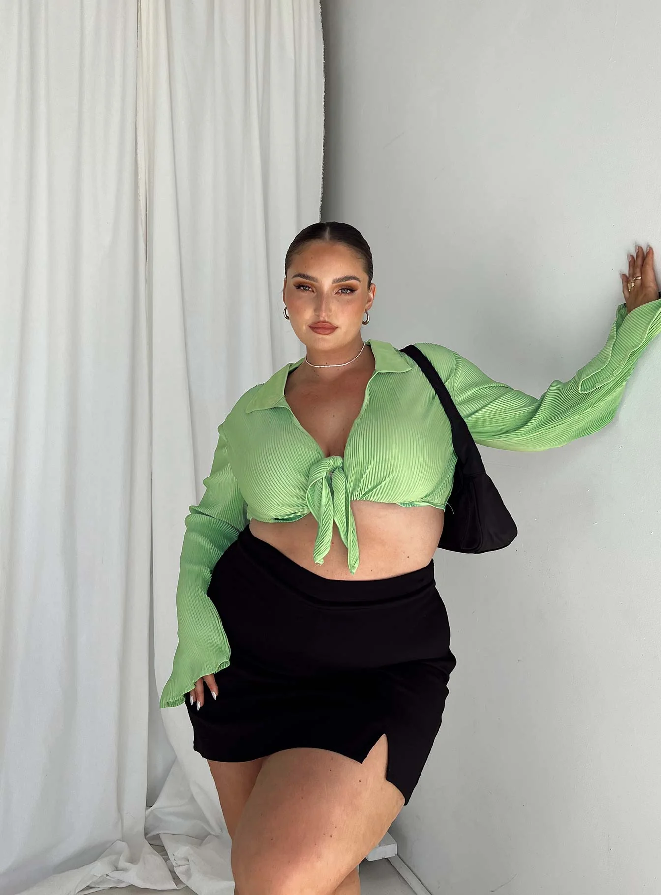 Venga Long Sleeve Top Green Curve