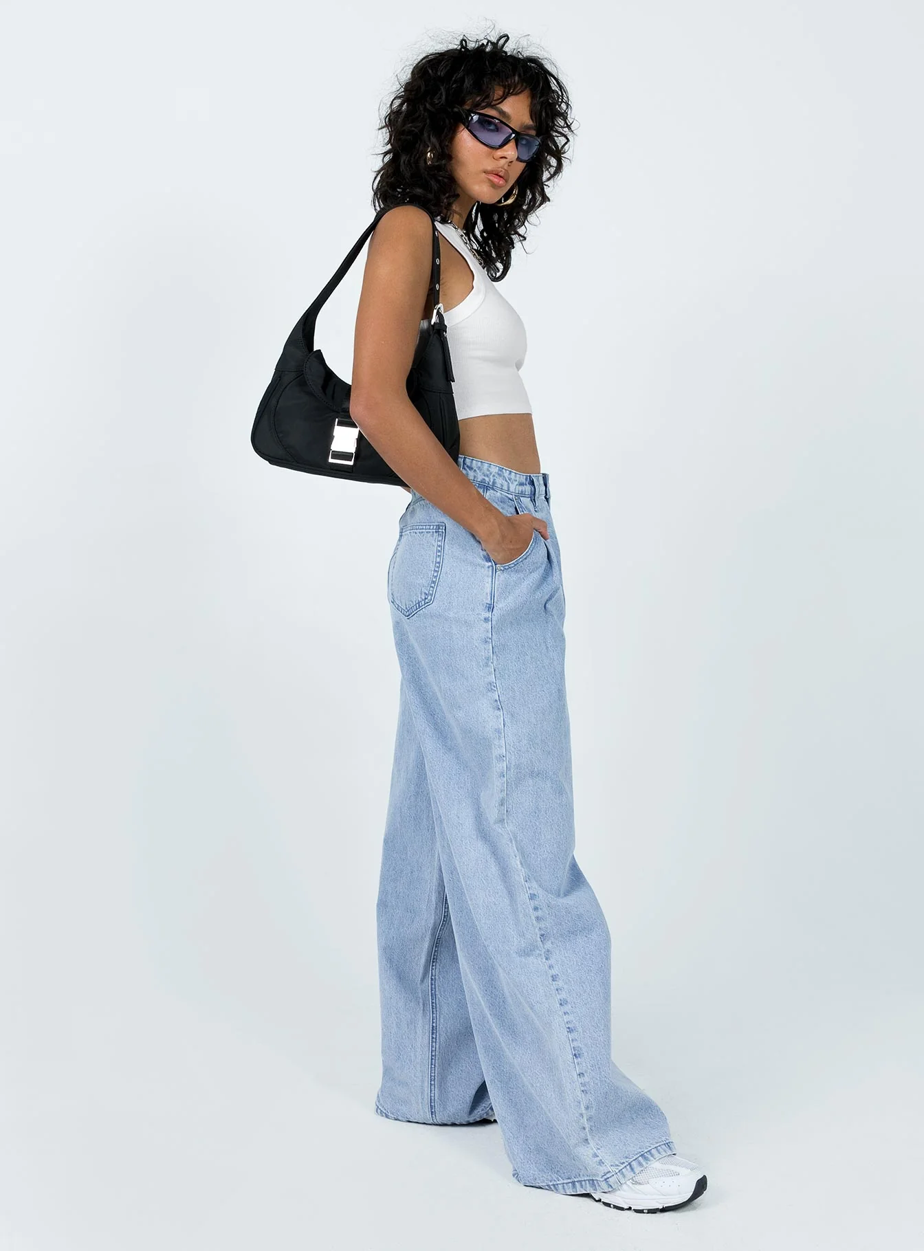 Bakali Wide Leg Jeans Light Wash