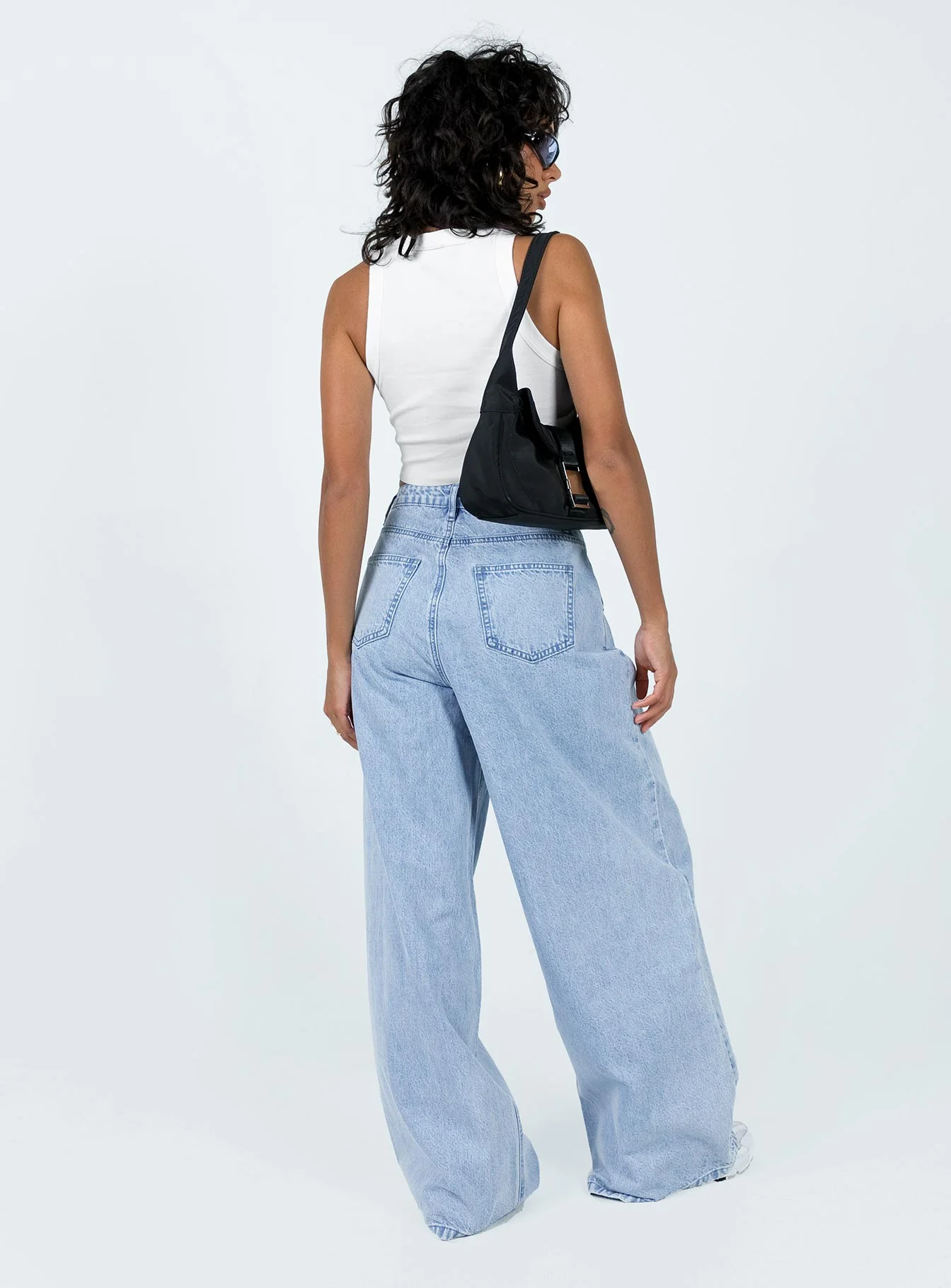 Bakali Wide Leg Jeans Light Wash