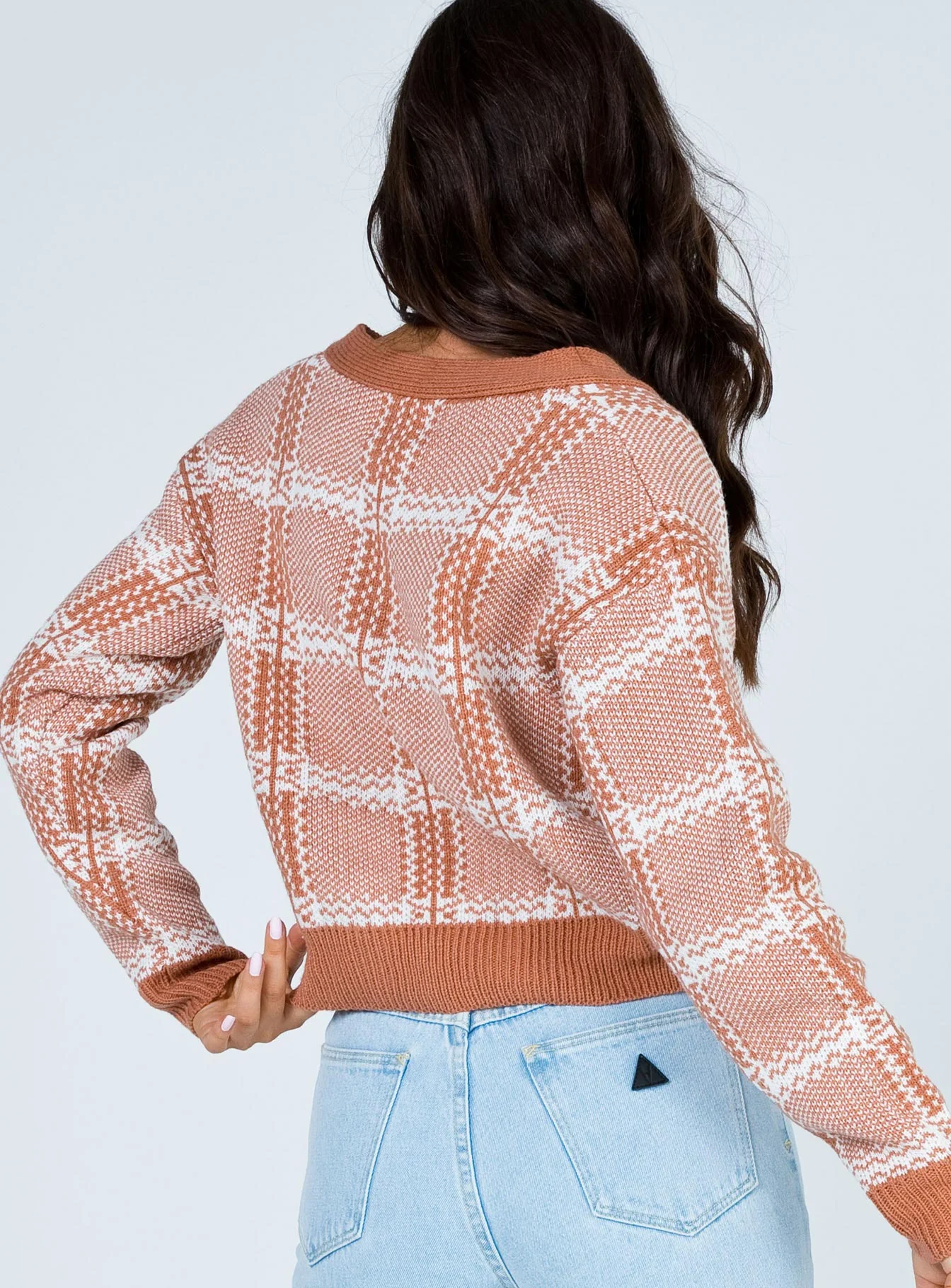 Zaynah Cropped Cardigan Pink