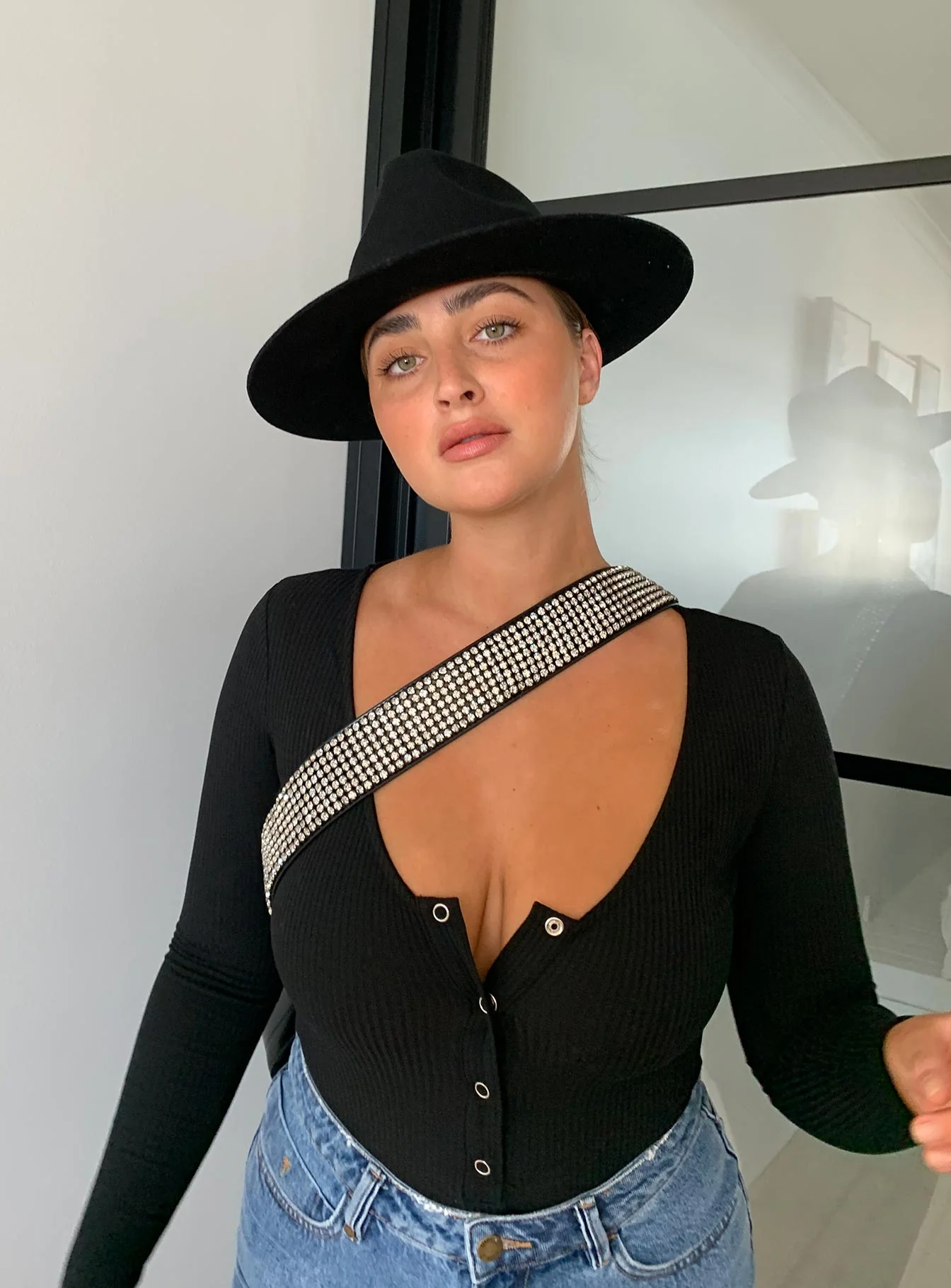 Downtown Drifter Bodysuit Black